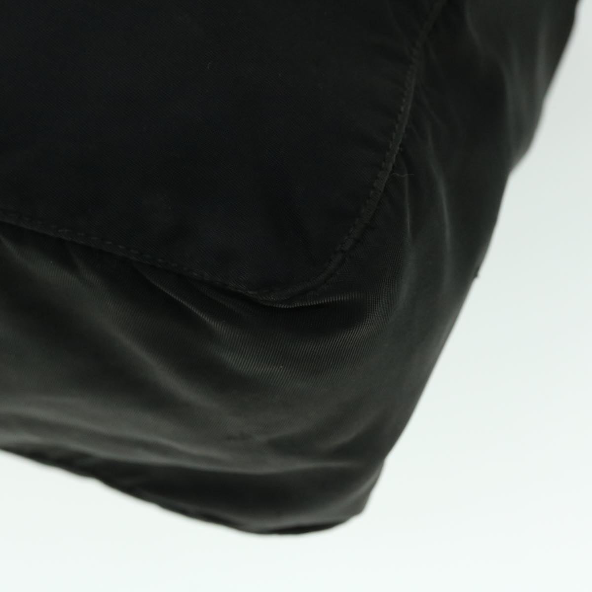 PRADA Hand Bag Nylon Black Auth bs8175