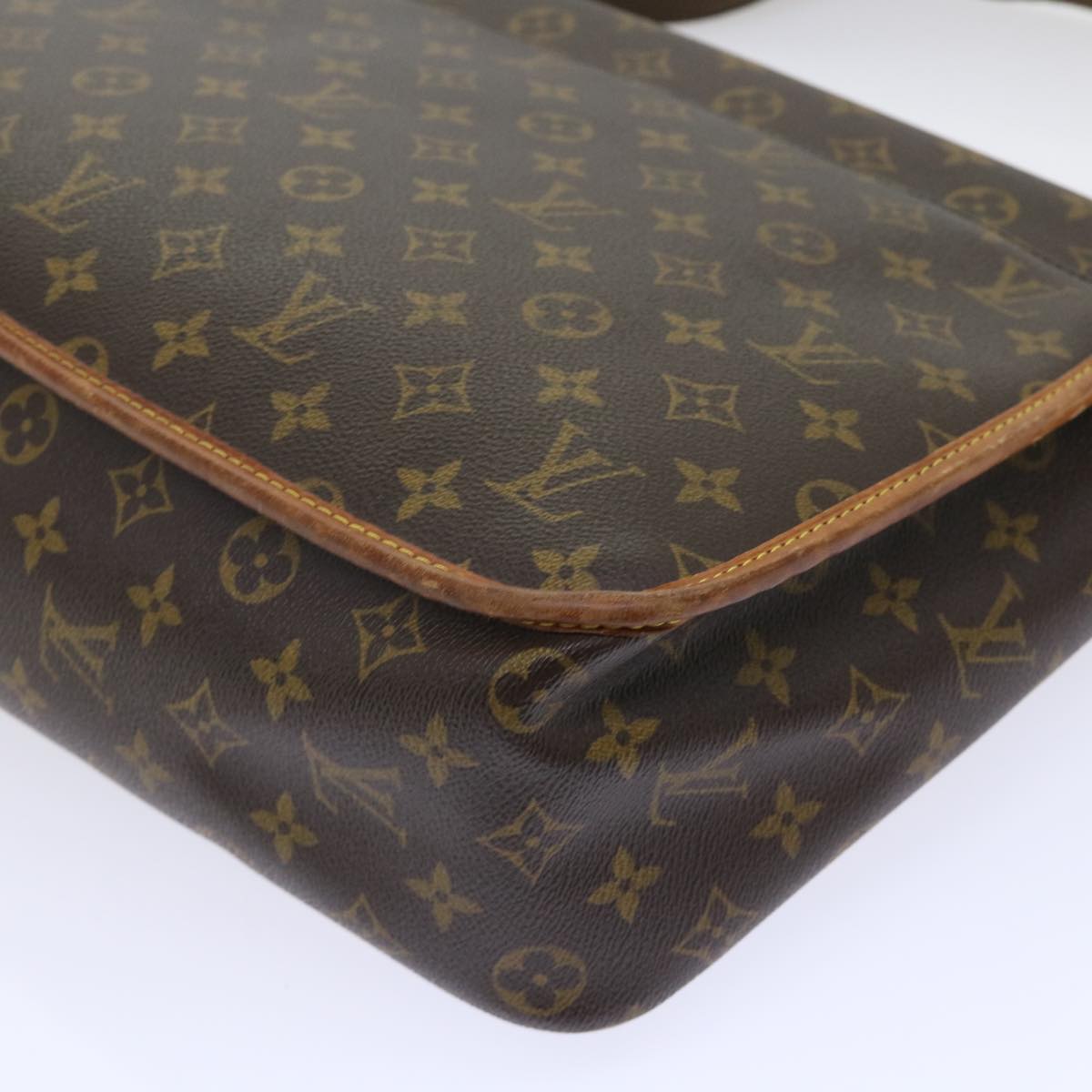 LOUIS VUITTON Monogram Gibeciere GM Shoulder Bag M42246 LV Auth bs8180