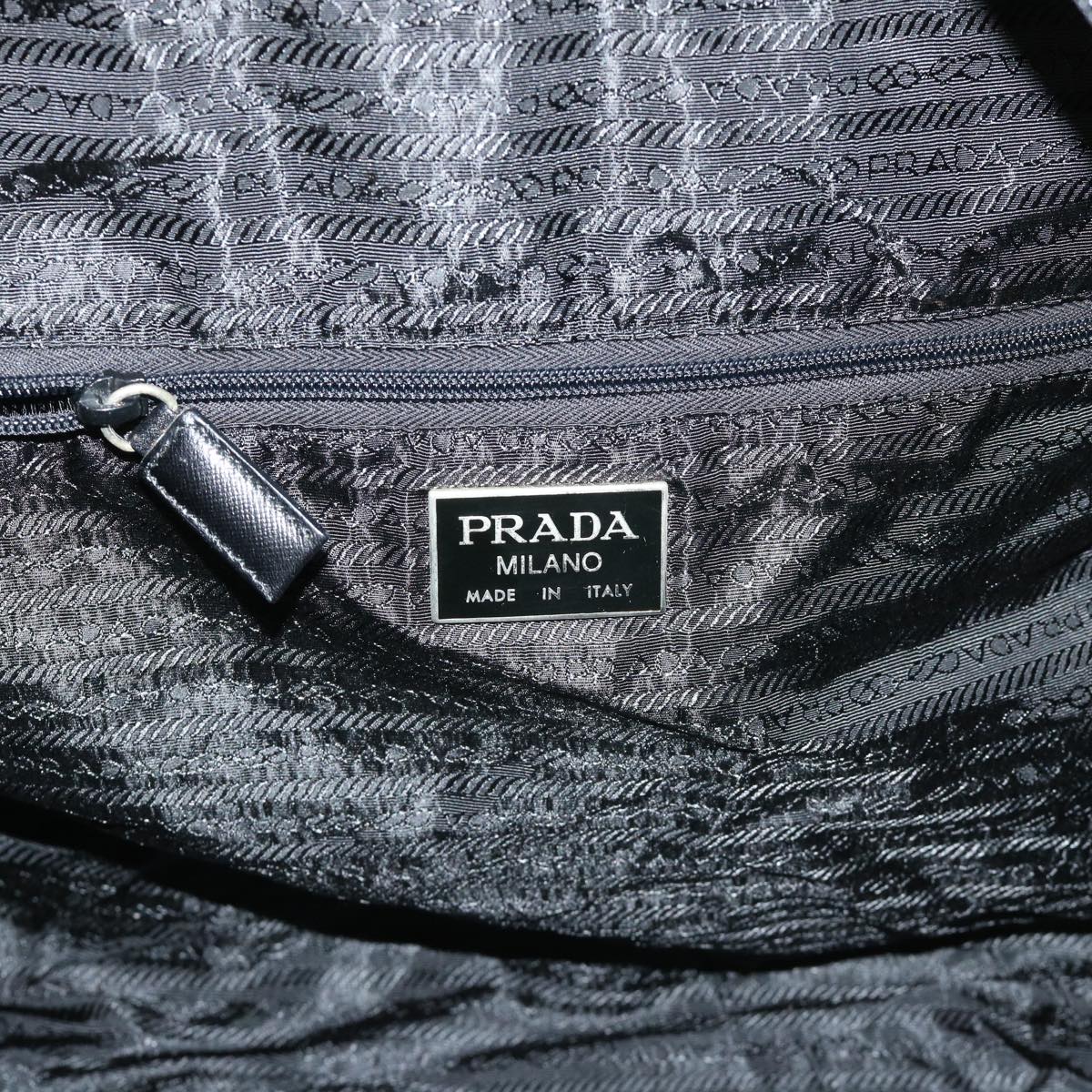 PRADA Boston Bag Nylon 2way Black Auth bs8190