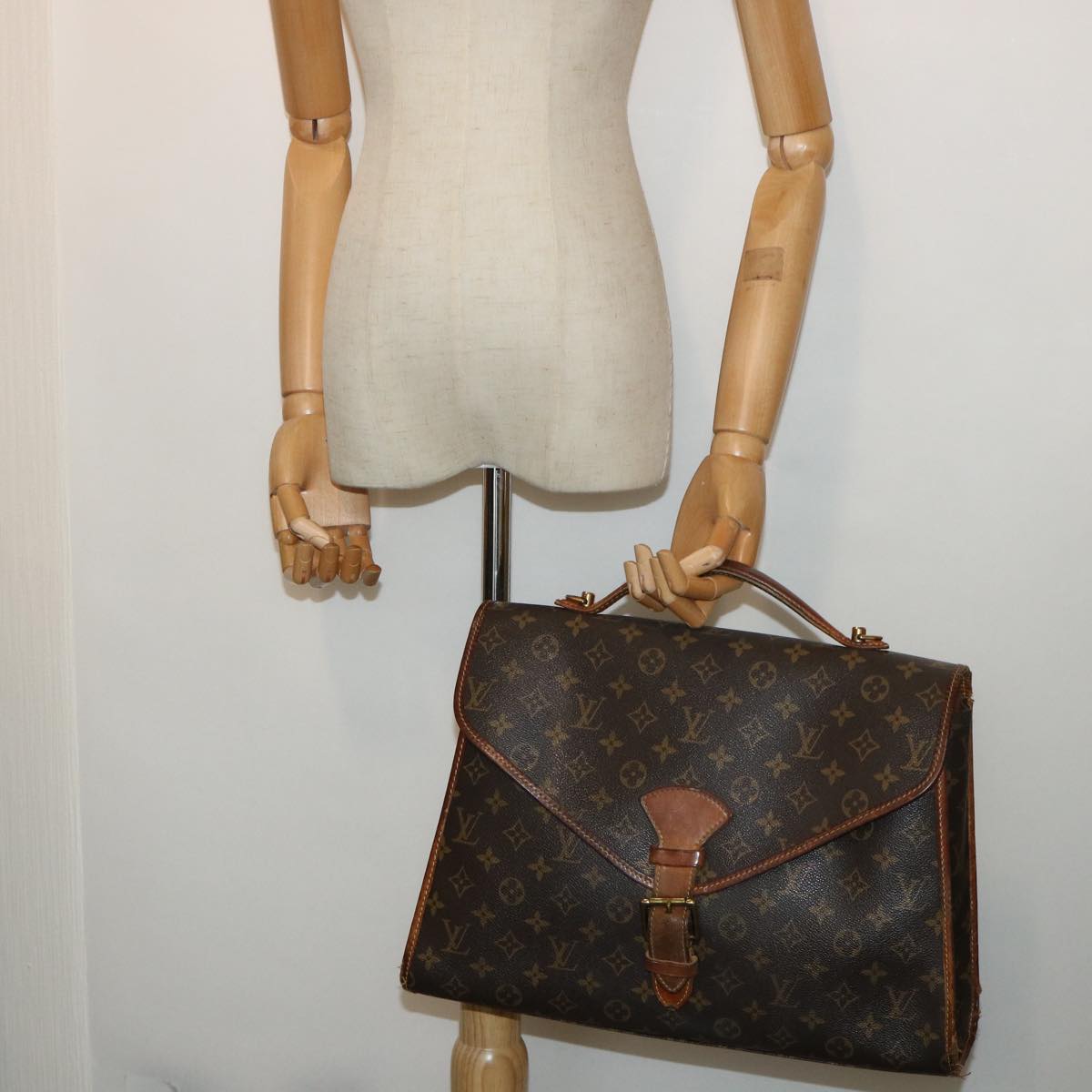 LOUIS VUITTON Monogram Beverly Hand Bag 2way M51120 LV Auth bs8199