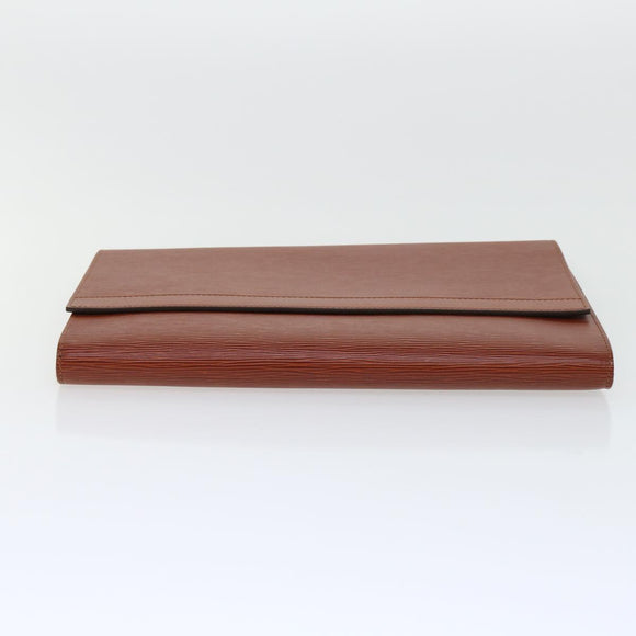 LOUIS VUITTON Epi Volga Briefcase Brown LV Auth bs8232