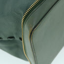 Chloe Tote Bag Leather Green Auth bs8301-16