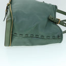 Chloe Tote Bag Leather Green Auth bs8301-3