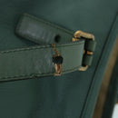 Chloe Tote Bag Leather Green Auth bs8301-9