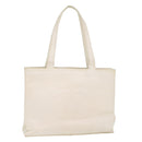 CHANEL Tote Bag Caviar Skin White CC Auth bs8320-1