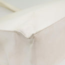 CHANEL Tote Bag Caviar Skin White CC Auth bs8320-16