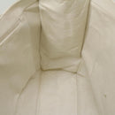 CHANEL Tote Bag Caviar Skin White CC Auth bs8320-19