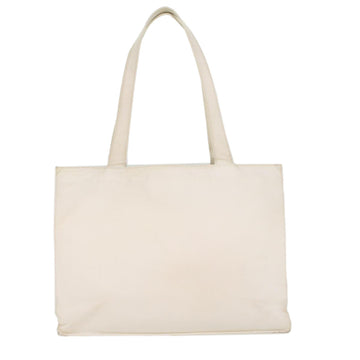 CHANEL Tote Bag Caviar Skin White CC Auth bs8320 - 0