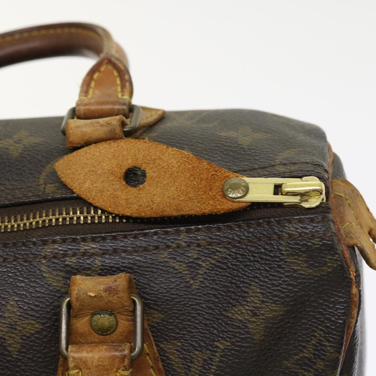 LOUIS VUITTON Monogram Speedy 25 Hand Bag M41528 LV Auth bs8330