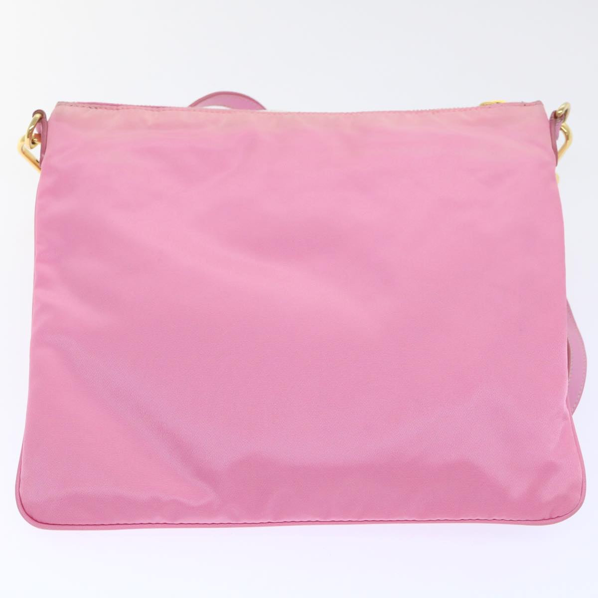 PRADA Shoulder Bag Nylon Pink Auth bs8338