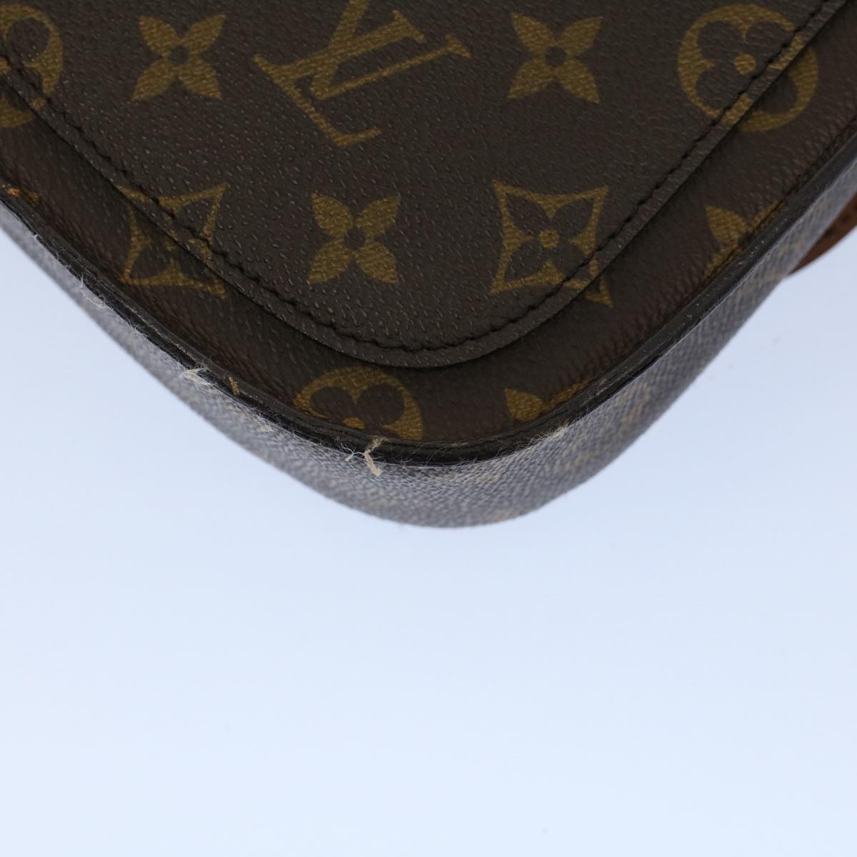 LOUIS VUITTON Monogram Saint Cloud MM Shoulder Bag M51243 LV Auth bs8349