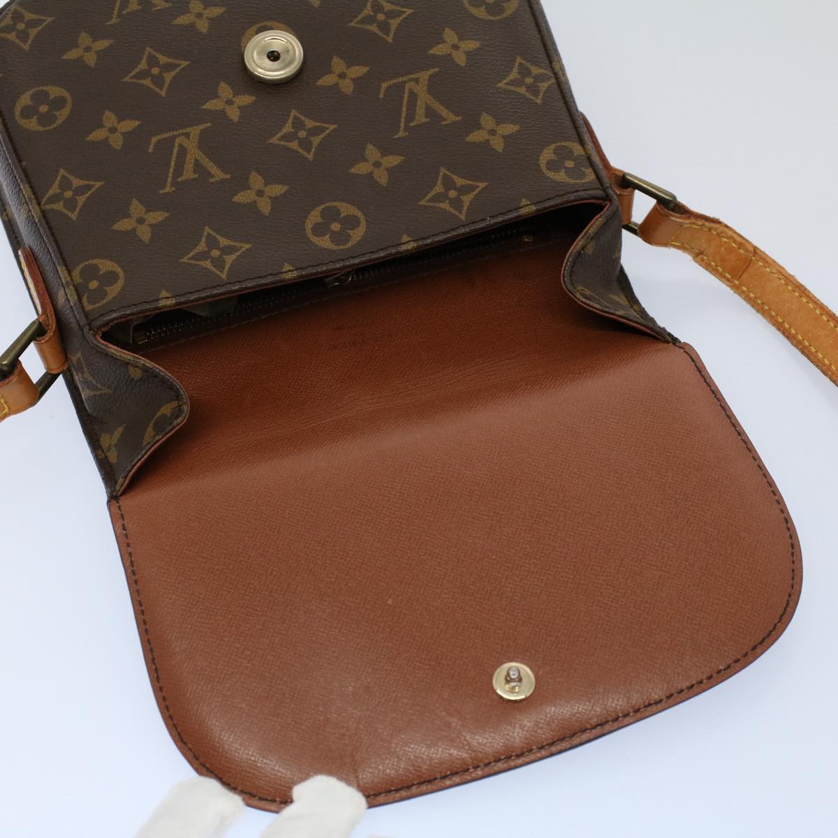 LOUIS VUITTON Monogram Saint Cloud MM Shoulder Bag M51243 LV Auth bs8349