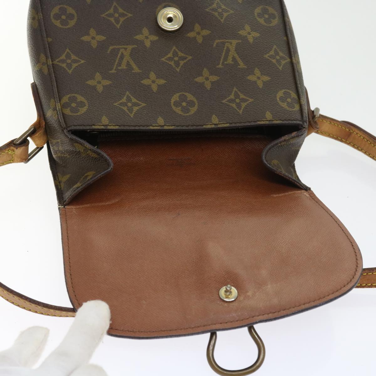 LOUIS VUITTON Monogram Saint Cloud MM Shoulder Bag M51243 LV Auth bs8372