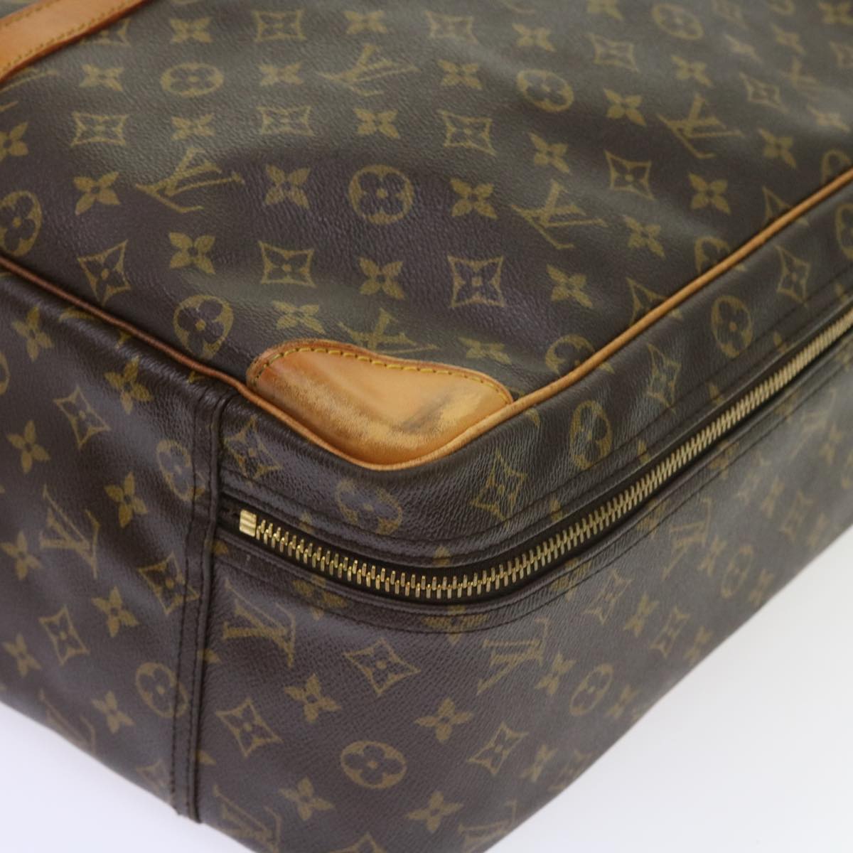 LOUIS VUITTON Monogram Sirius 55 Boston Bag M41404 LV Auth bs8382