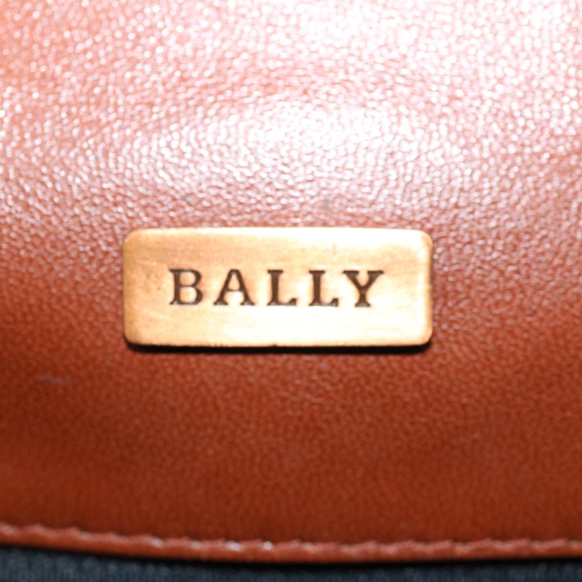 BALLY Shoulder Bag Suede Brown Auth bs8385