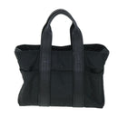 HERMES Acape Luco PM Hand Bag Nylon Black Auth bs8396-13