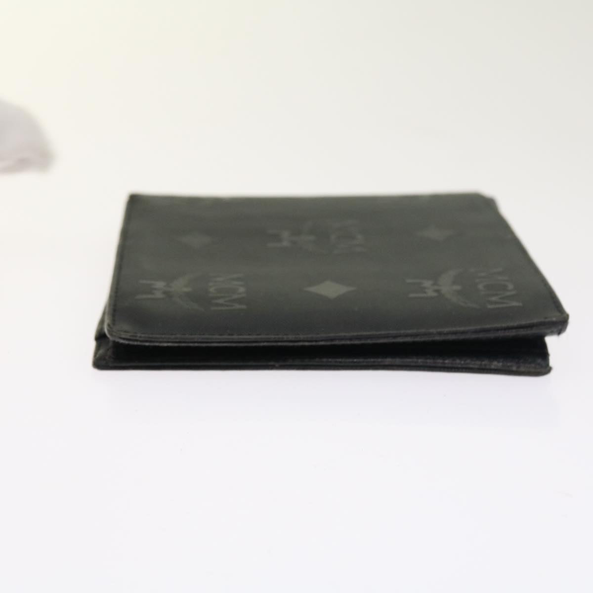 MCM Vicetos Logogram Wallet Shoulder Bag PVC Leather 4Set Brown Auth bs8398