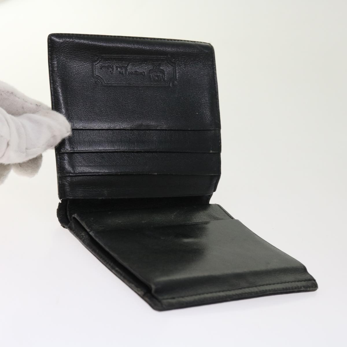 MCM Vicetos Logogram Wallet Shoulder Bag PVC Leather 4Set Brown Auth bs8398