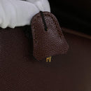 SAINT LAURENT Briefcase Leather Brown Auth bs8420-10