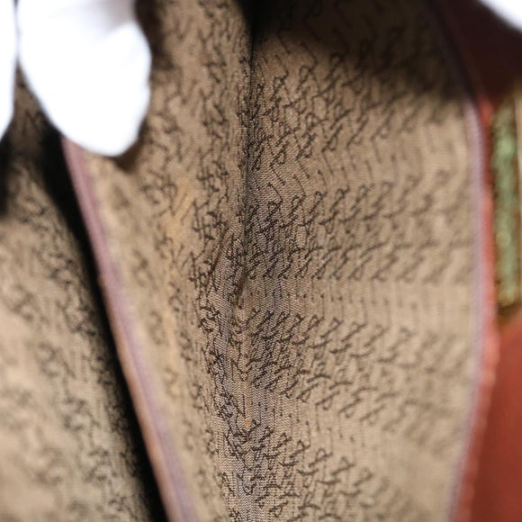 SAINT LAURENT Briefcase Leather Brown Auth bs8420