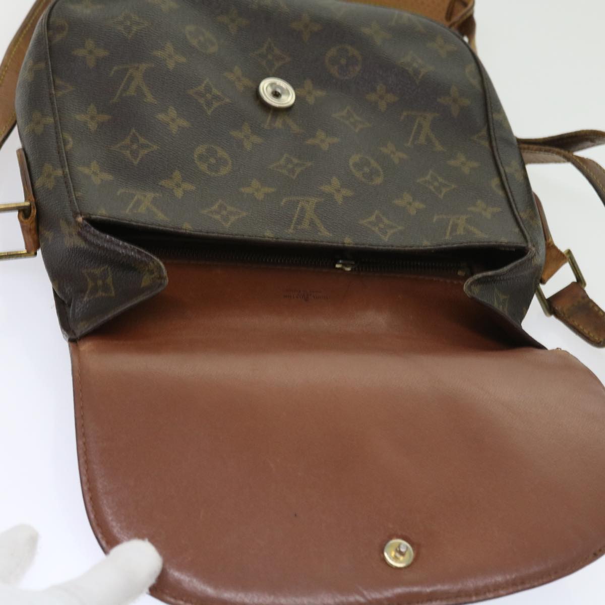 LOUIS VUITTON Monogram Saint Cloud GM Shoulder Bag M51242 LV Auth bs8583