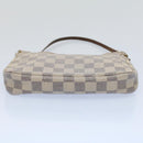 LOUIS VUITTON Damier Azur Pochette Accessoires Pouch N51986 LV Auth bs8588-5