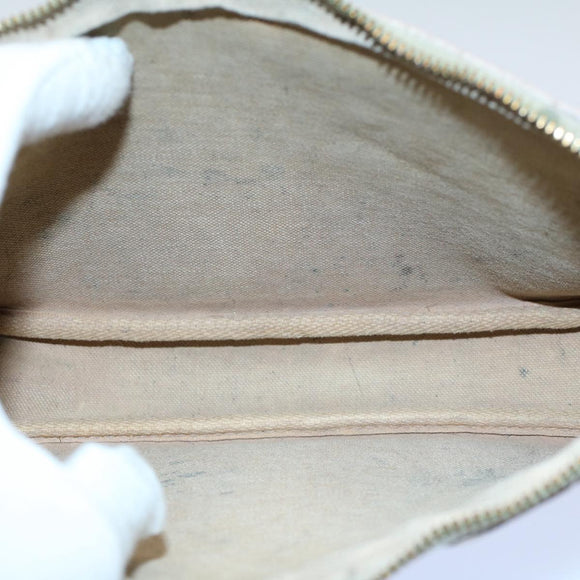 LOUIS VUITTON Damier Azur Pochette Accessoires Pouch N51986 LV Auth bs8588