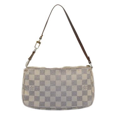 LOUIS VUITTON Damier Azur Pochette Accessoires Pouch N51986 LV Auth bs8588 - 0