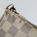 LOUIS VUITTON Damier Azur Pochette Accessoires Pouch N51986 LV Auth bs8588-7
