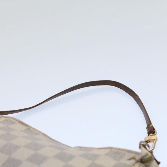 LOUIS VUITTON Damier Azur Pochette Accessoires Pouch N51986 LV Auth bs8588