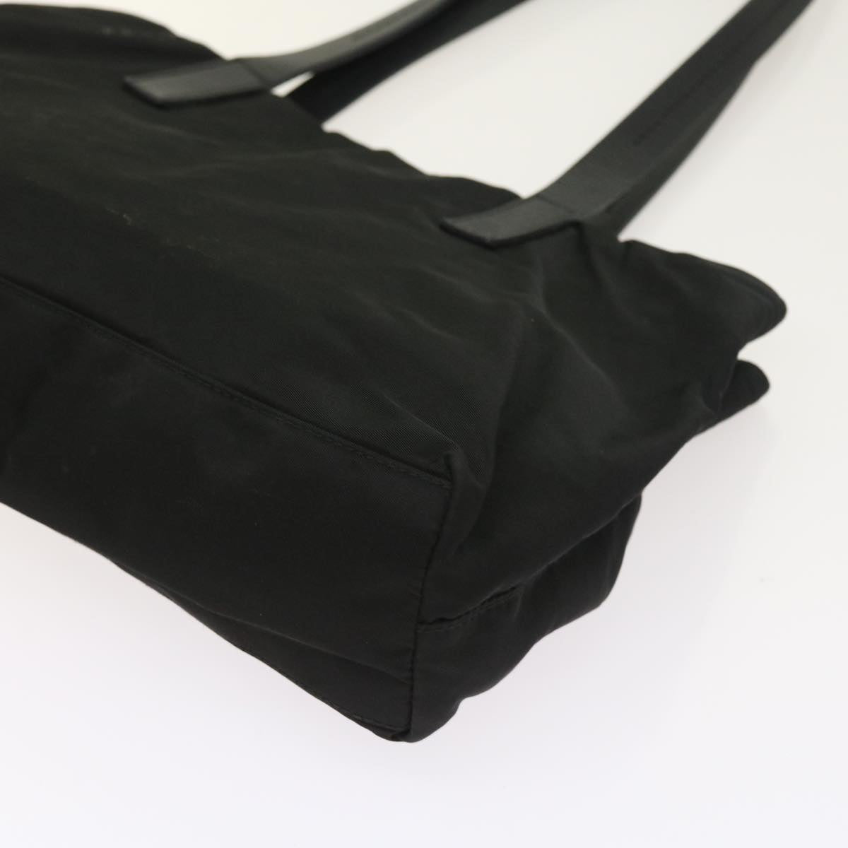 PRADA Shoulder Bag Nylon Black Auth bs8599