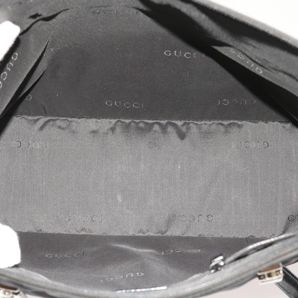 PRADA Shoulder Bag Nylon Canvas Black 002 1038 Auth bs8633
