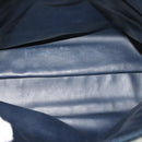 BALLY Hand Bag Leather Navy Auth bs8759-11