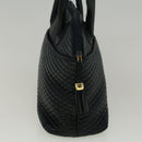 BALLY Hand Bag Leather Navy Auth bs8759-3