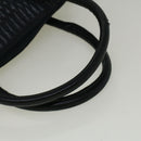 BALLY Hand Bag Leather Navy Auth bs8759-7