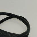 BALLY Hand Bag Leather Navy Auth bs8759-8