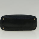 BALLY Hand Bag Leather Navy Auth bs8759-5