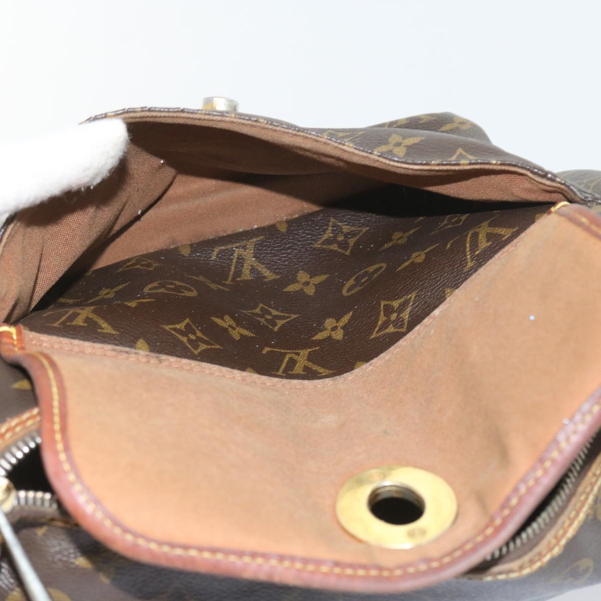 LOUIS VUITTON Monogram Tikal GM Shoulder Bag M40077 LV Auth bs8782