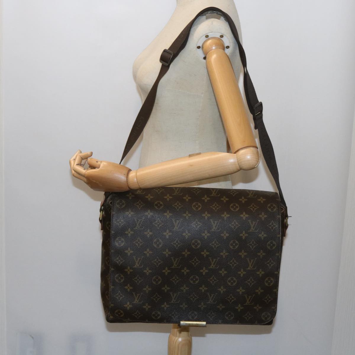 LOUIS VUITTON Monogram Abbesses Shoulder Bag M45257 LV Auth bs8786