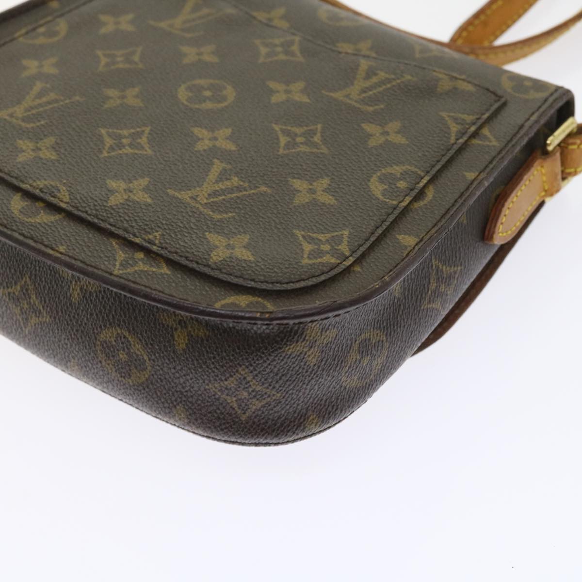 LOUIS VUITTON Monogram Saint Cloud MM Shoulder Bag M51243 LV Auth bs8788