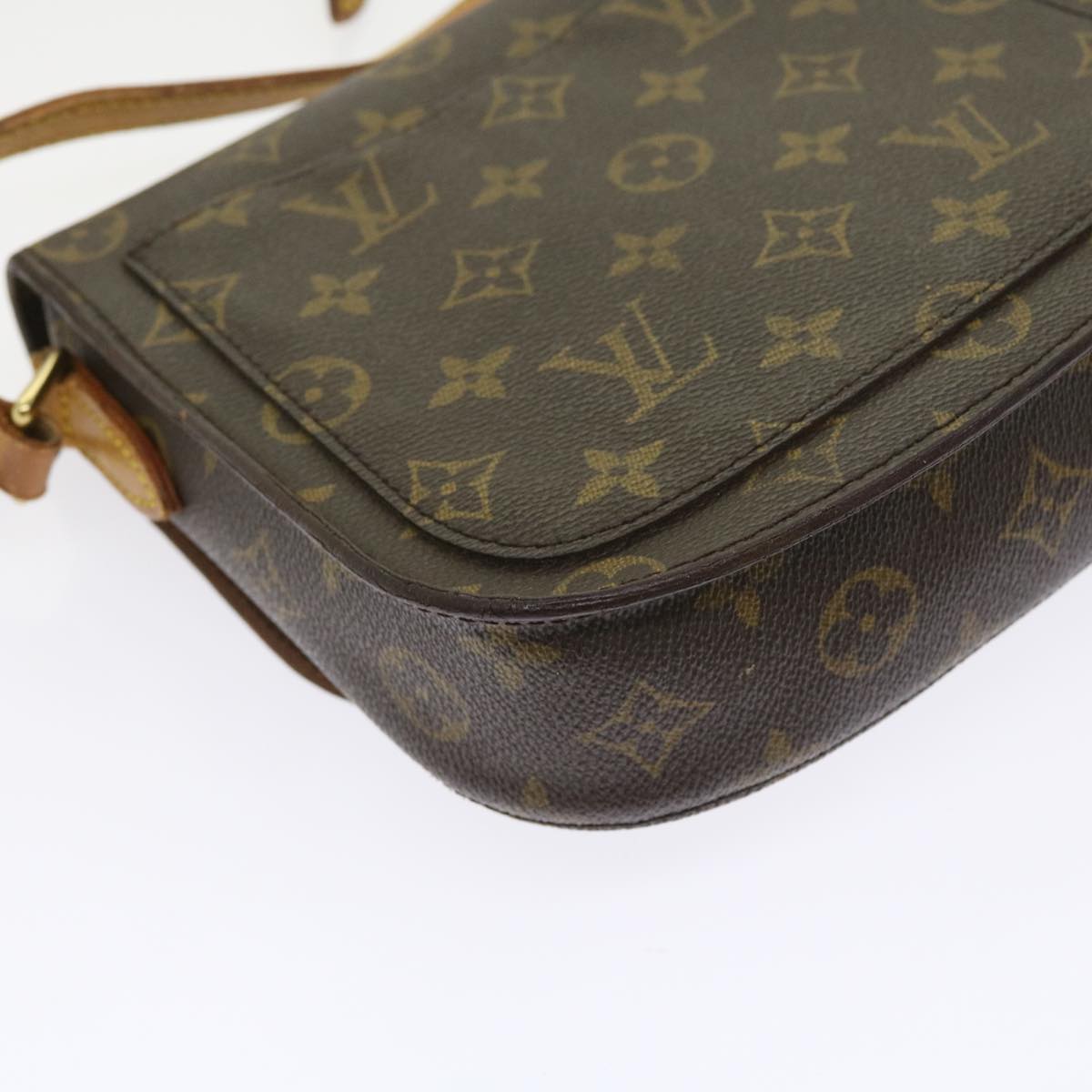 LOUIS VUITTON Monogram Saint Cloud MM Shoulder Bag M51243 LV Auth bs8788