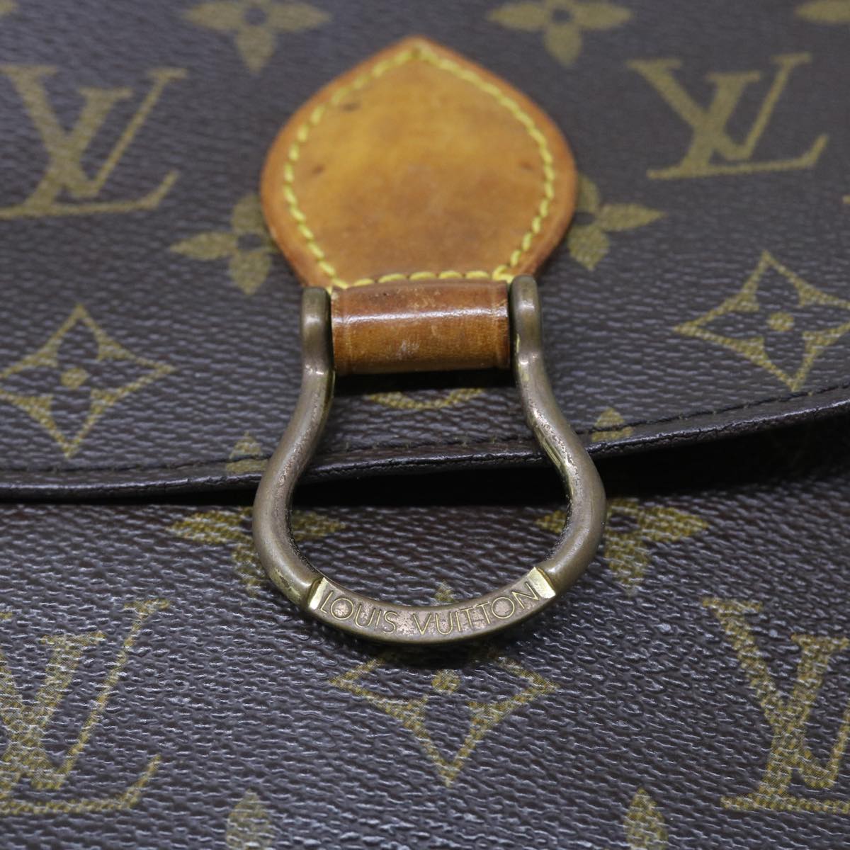 LOUIS VUITTON Monogram Saint Cloud MM Shoulder Bag M51243 LV Auth bs8788