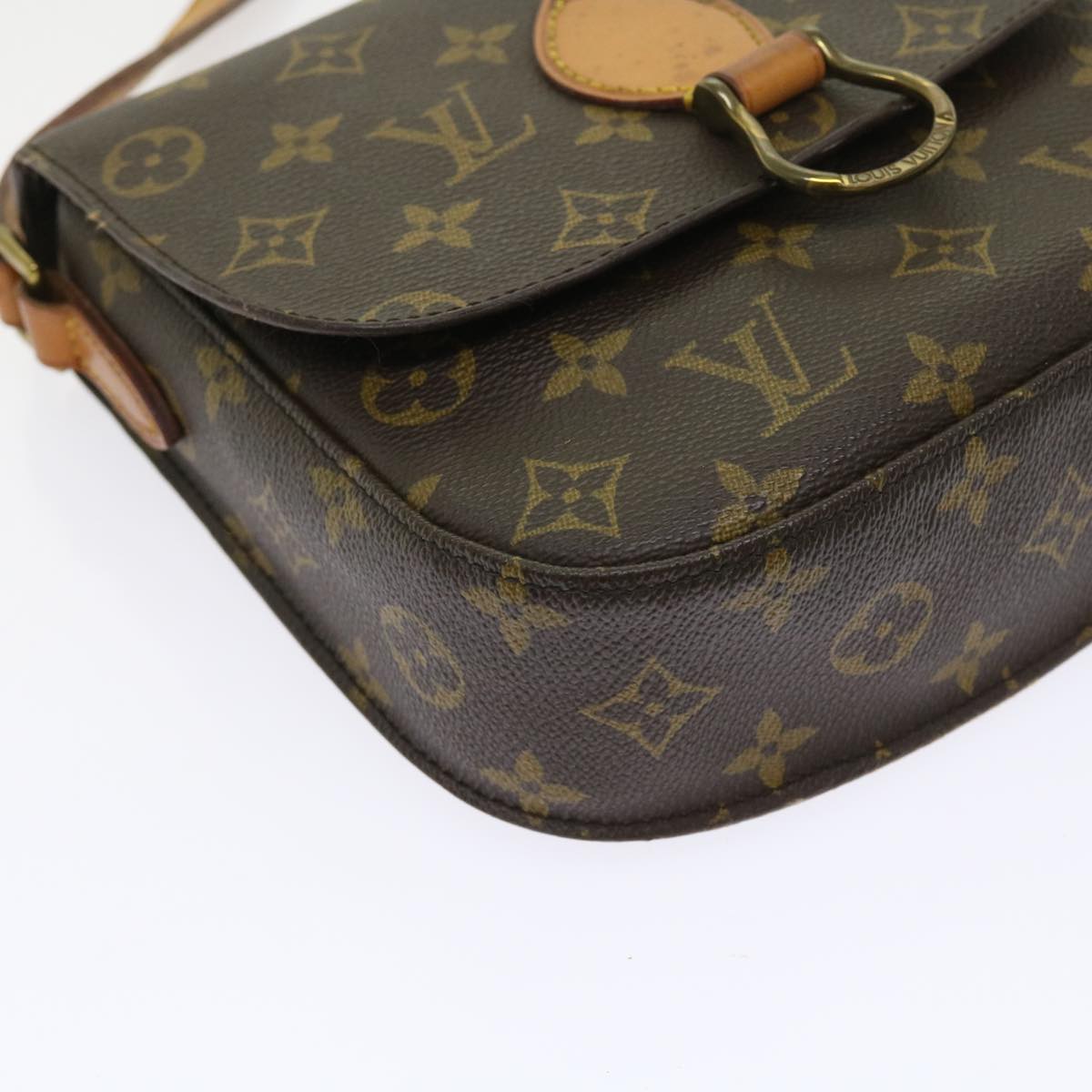 LOUIS VUITTON Monogram Saint Cloud MM Shoulder Bag M51243 LV Auth bs8790