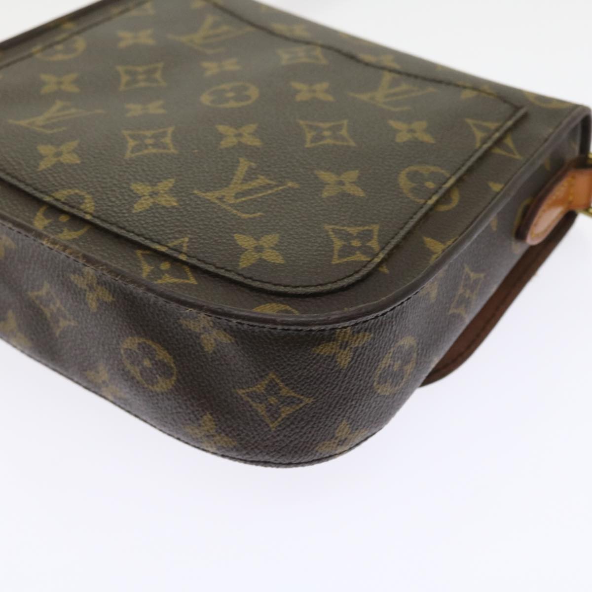 LOUIS VUITTON Monogram Saint Cloud MM Shoulder Bag M51243 LV Auth bs8790