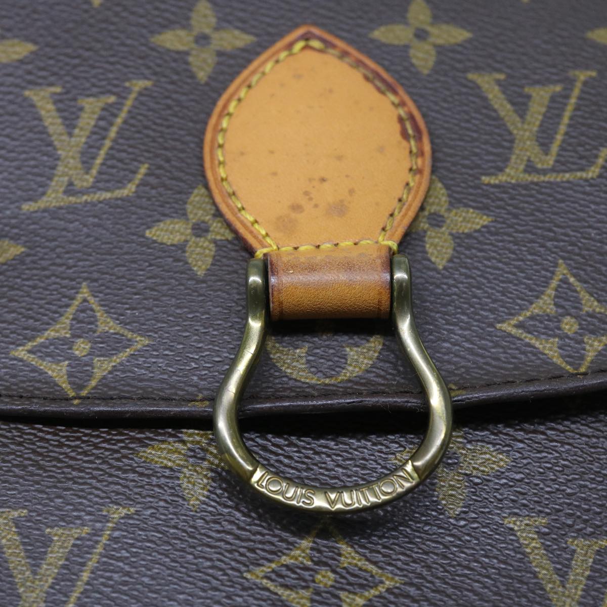 LOUIS VUITTON Monogram Saint Cloud MM Shoulder Bag M51243 LV Auth bs8790