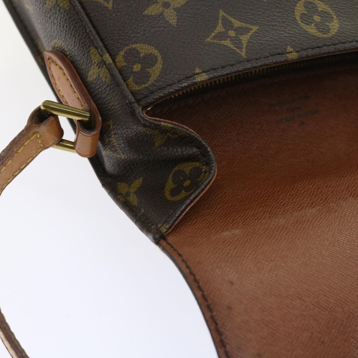 LOUIS VUITTON Monogram Saint Cloud MM Shoulder Bag M51243 LV Auth bs8790