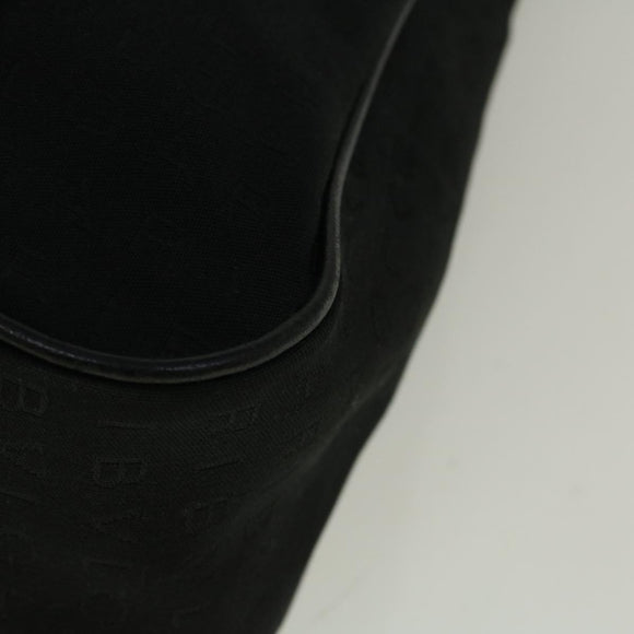 BVLGARI Tote Bag Canvas Black Auth bs8797