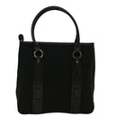 BVLGARI Tote Bag Canvas Black Auth bs8797-2