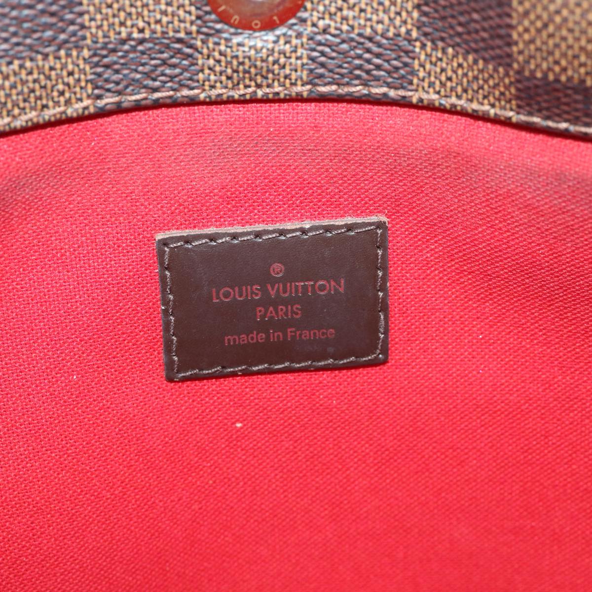 LOUIS VUITTON Damier Ebene Bloomsbury PM Shoulder Bag N42251 LV Auth bs8810