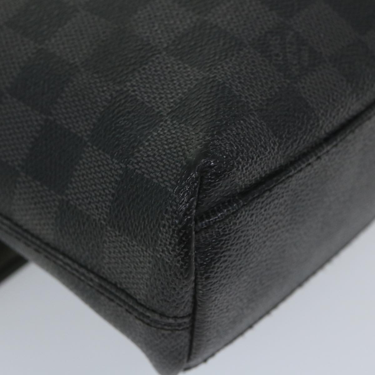 LOUIS VUITTON Damier Graphite Mick PM Shoulder Bag N40003 LV Auth bs8820